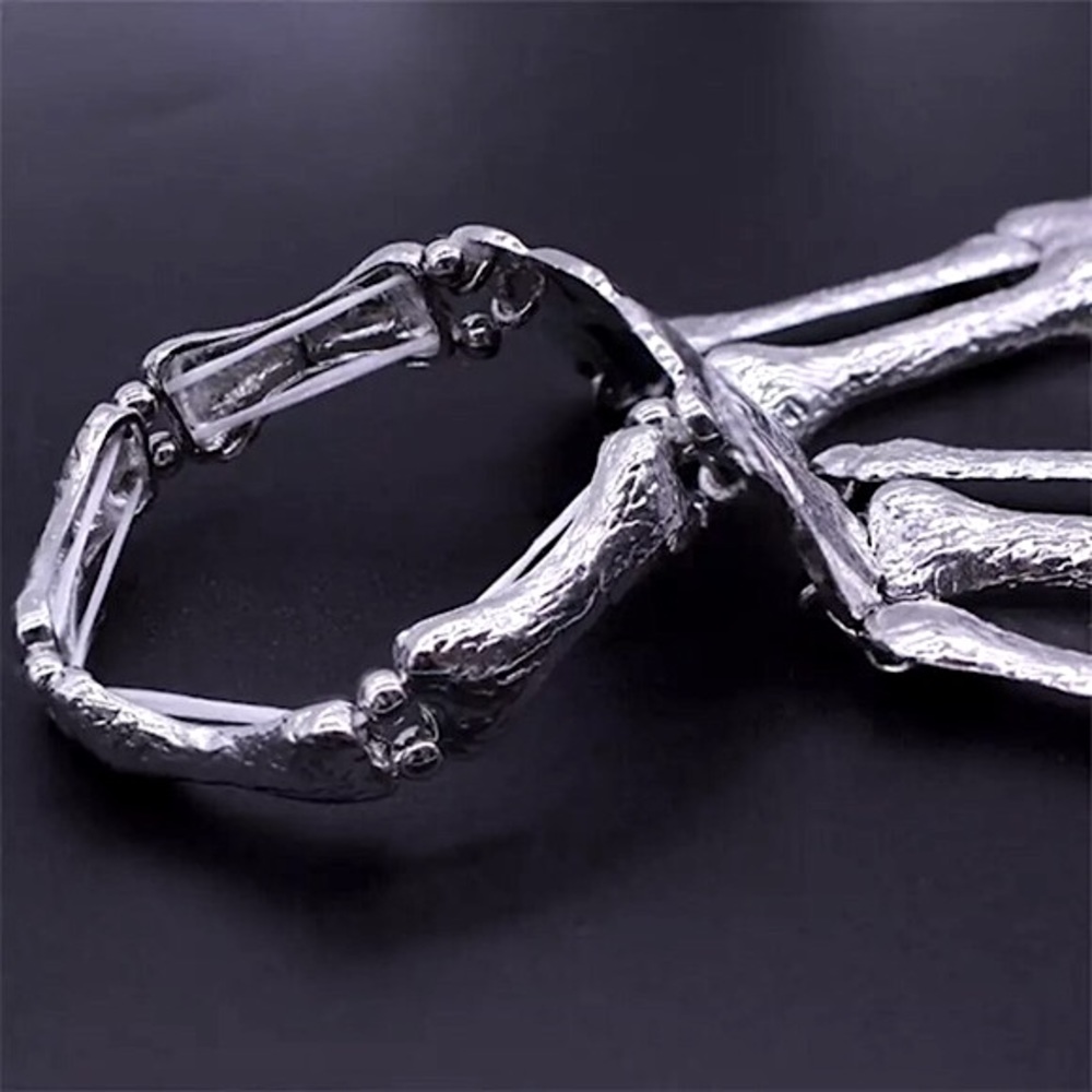 “Spooky Scary Skeleton” Unique Bone Rings/Bracelet - Picture 5 of 16
